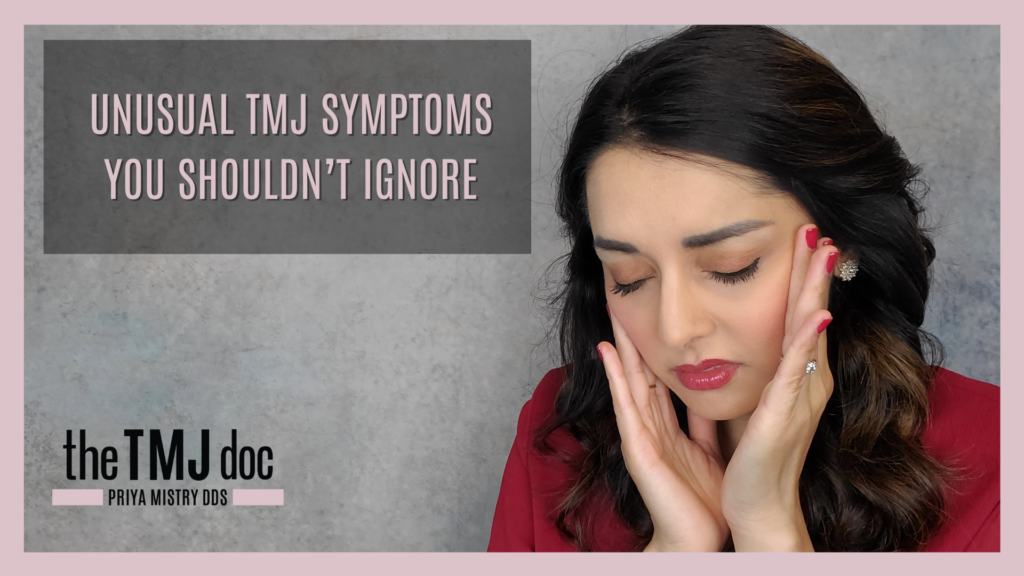unusual tmj symptoms
